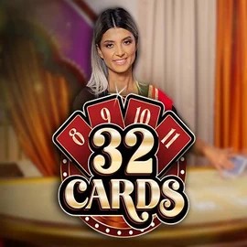 32 Cards slot visual from Ezugi available on pribets.eu