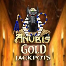 Anubis Gold Jackpots online game logo by Inspired Gaming on pribets.eu