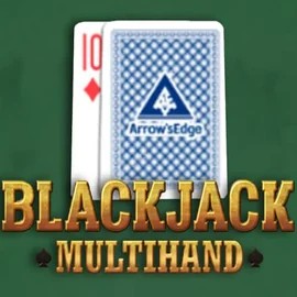 Multihand Blackjack online game logo by Pragmatic Play on pribets.eu