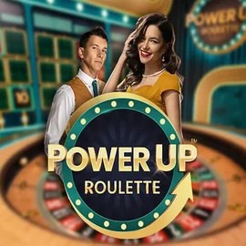 PowerUP Roulette online game logo by Pragmatic Play on pribets.eu