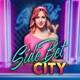 Side Bet City slot visual from Evolution available on pribets.eu